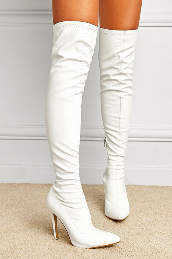Solid Color On-Trend Boot