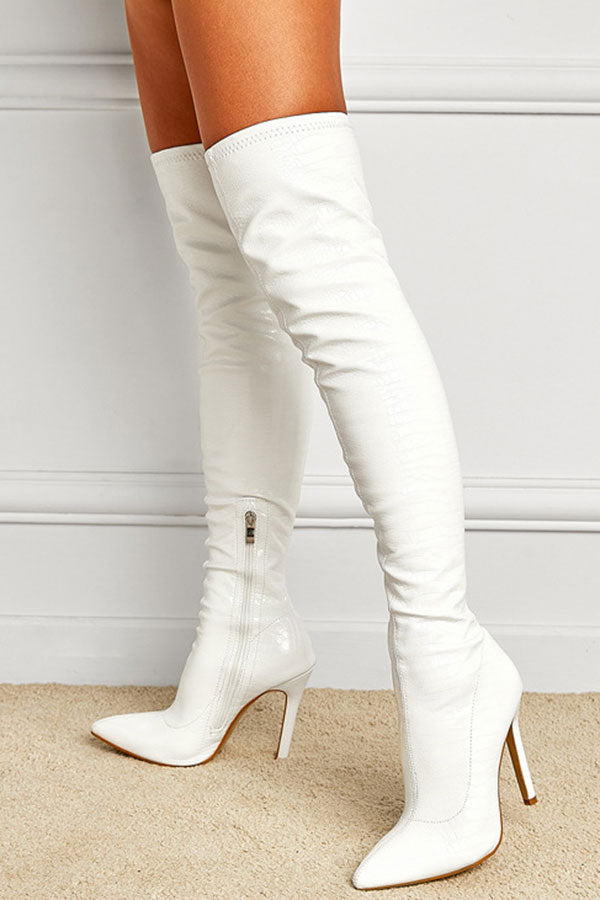 Solid Color On-Trend Boot