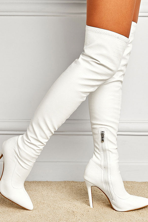 Solid Color On-Trend Boot