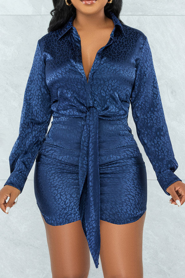 Leopard Print On-trend Strappy Mini Dress